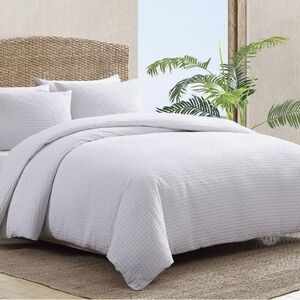 Tommy Bahama Basketweave Duvet Cover & Sham Set